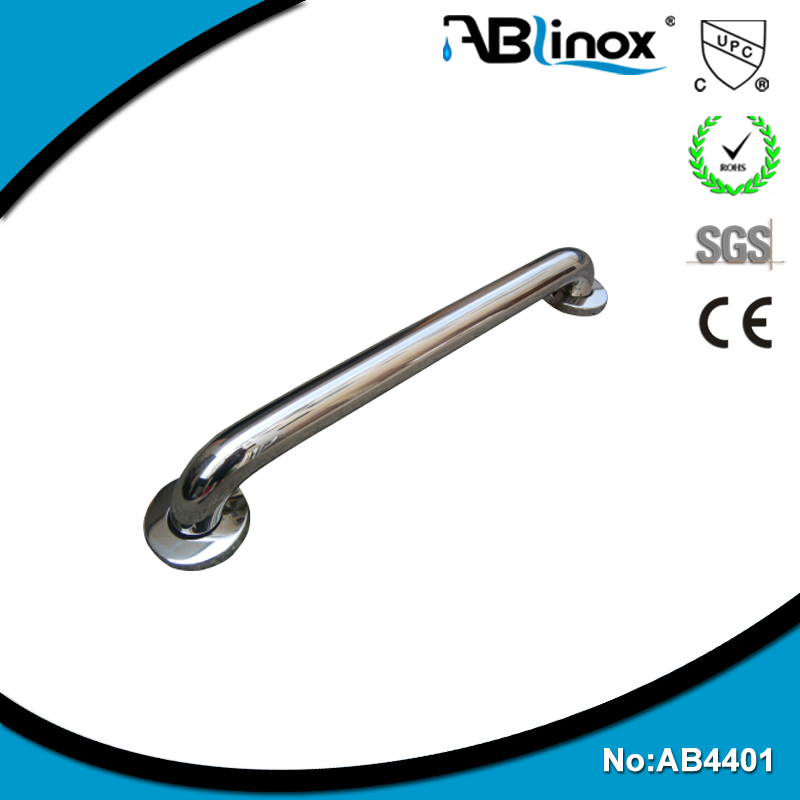 Casting 304 Stainless Steel Mirror Polish Simple Single Grab Bar