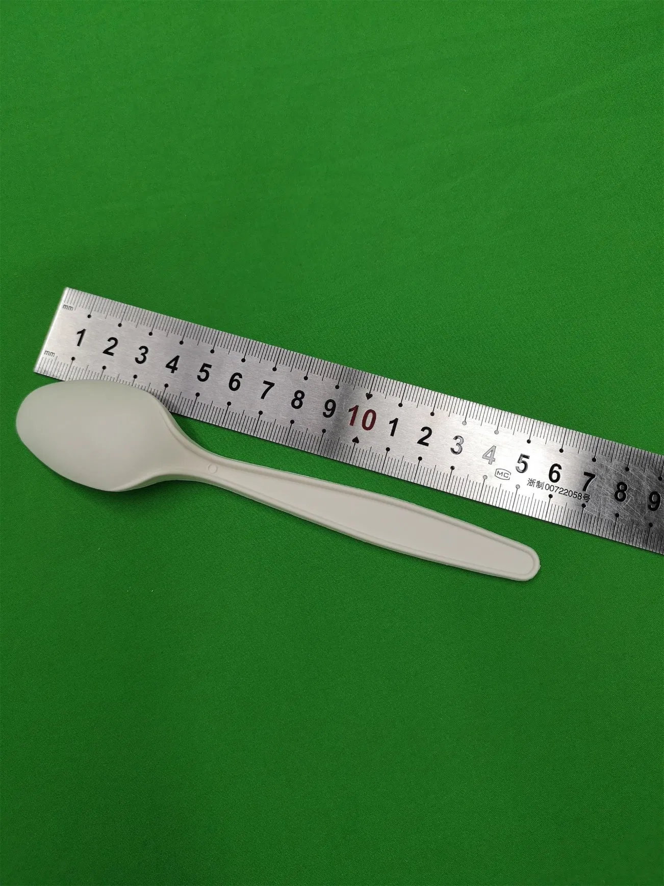 Disposable Spoon, Biodegradable, Made of Cornstarch, White, 16cm