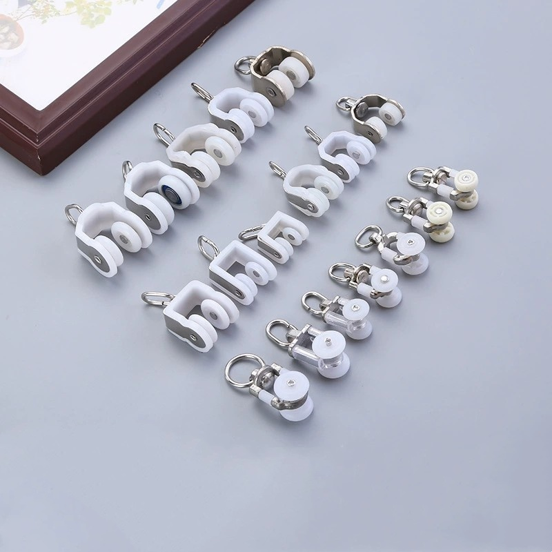Manufacture High Quality Pulley Curtain Track with Hook Sliding Plastic Curtain Track Accessories Hooks