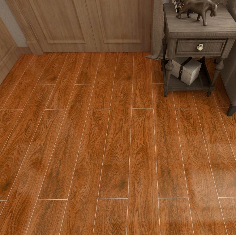 UR1206 Foshan Decoration Building Material 200X1200mm 200X1000mm Glazed Wooden Ceramic Floor Wall Tile