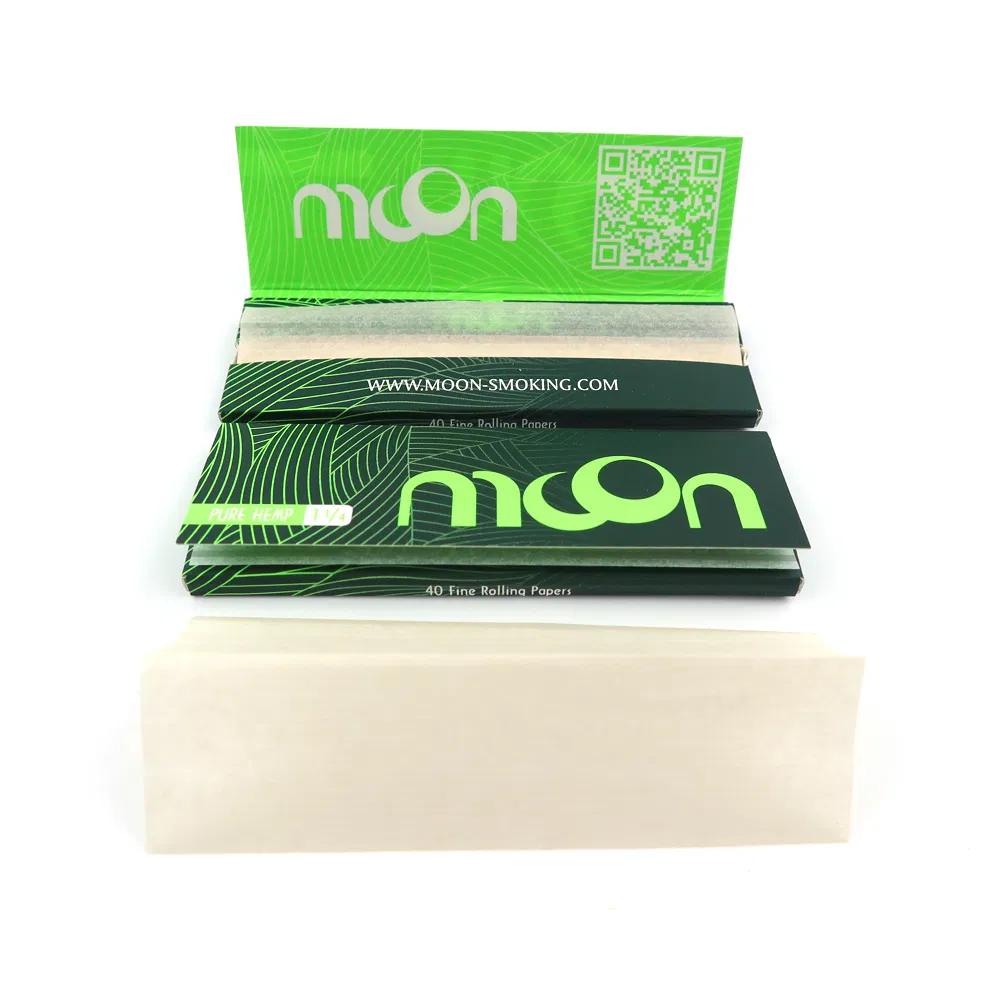 Premium Custom Brand Rolling Paper Factory 100% Pure Organic H Emp Paper Smoking Accessories Tobacco Cigarette Smoking Papers Factory Wholesale Price