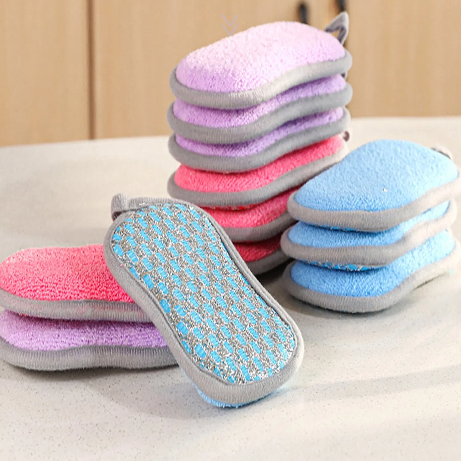 Mardav Microfiber Kitchean Sponge Cleaning Pads Cloth