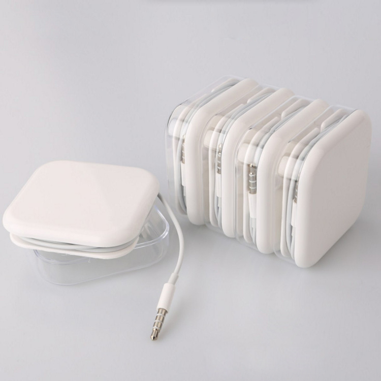 Promotional 1.2m 3.5mm Wired Cheap in-Ear Earphone with Mic for iPhone Mobiles