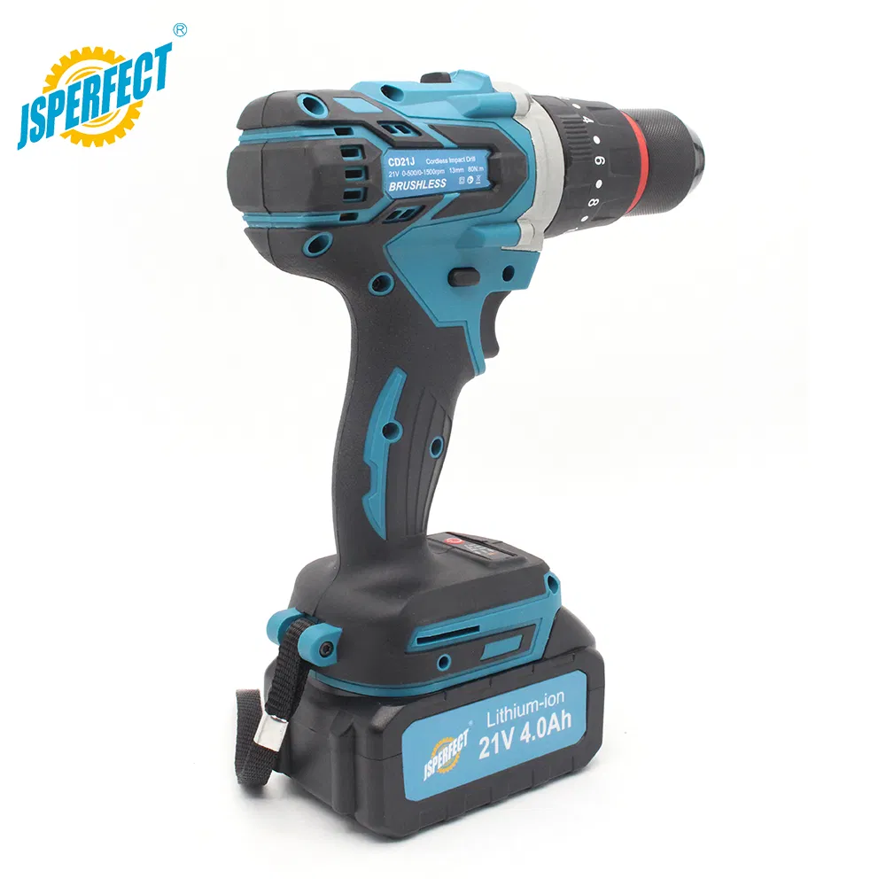 Jsperfect 21V Li-ion Battery Rechargeable 40000 Rpm Cordless Nail Drill Machine with 2 Batteries