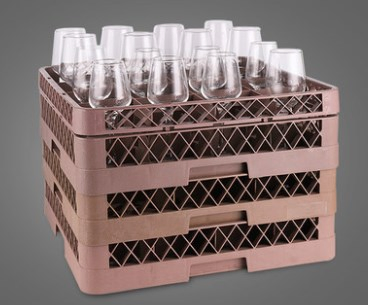 Plastic Wine Glass Rack (bottom) Cup Holder (BK-001)