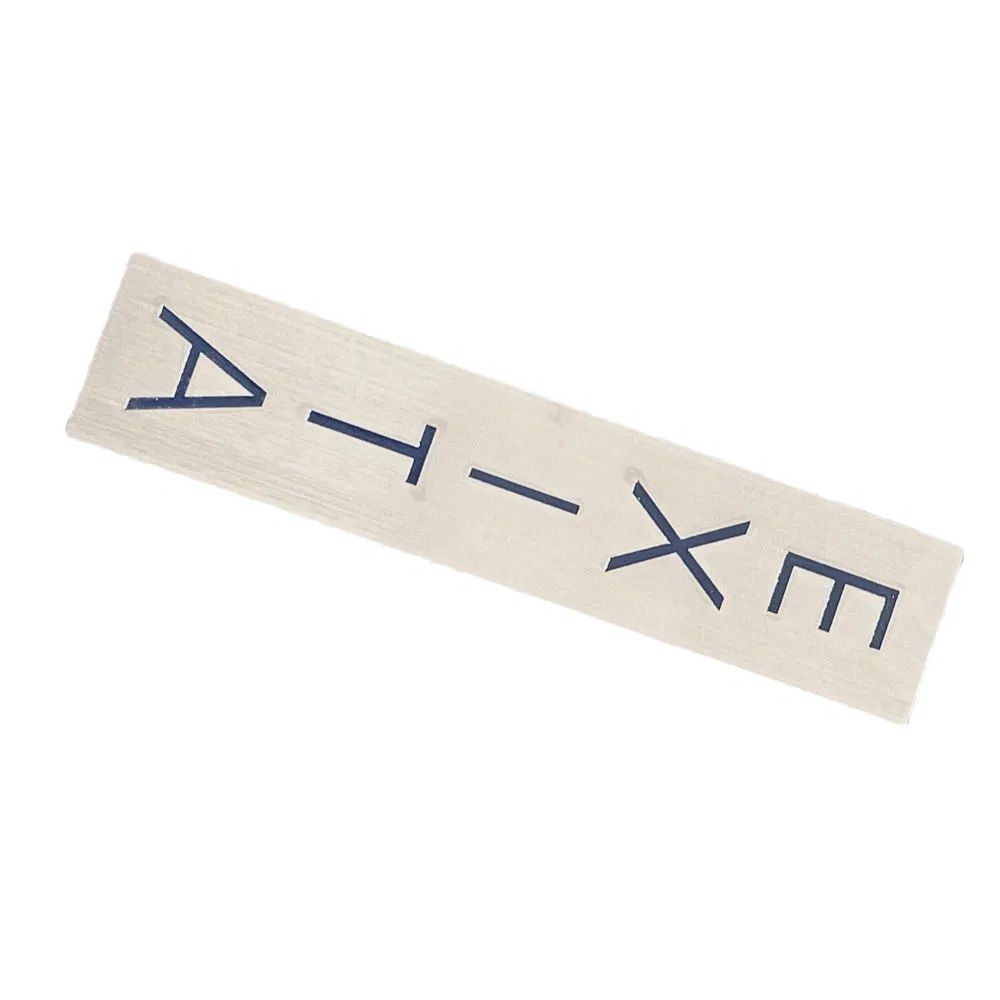 Custom Made Windproof Waterproof Metal Nameplate Stainless Steel Signage Plate