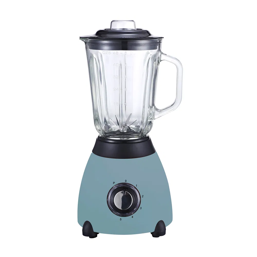 Multifunctional Kitchen Electric Mixer 1.5L High-Speed Glass Mixer with 5 Speed Control