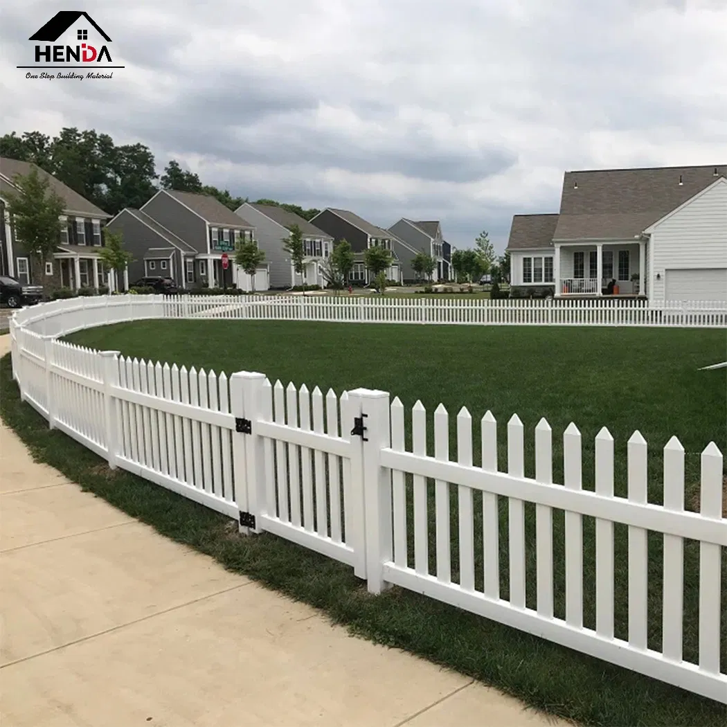 Customized Stylish PVC Composite Fence/Hassle Free Assembled and Fade Resistant Yard Divide