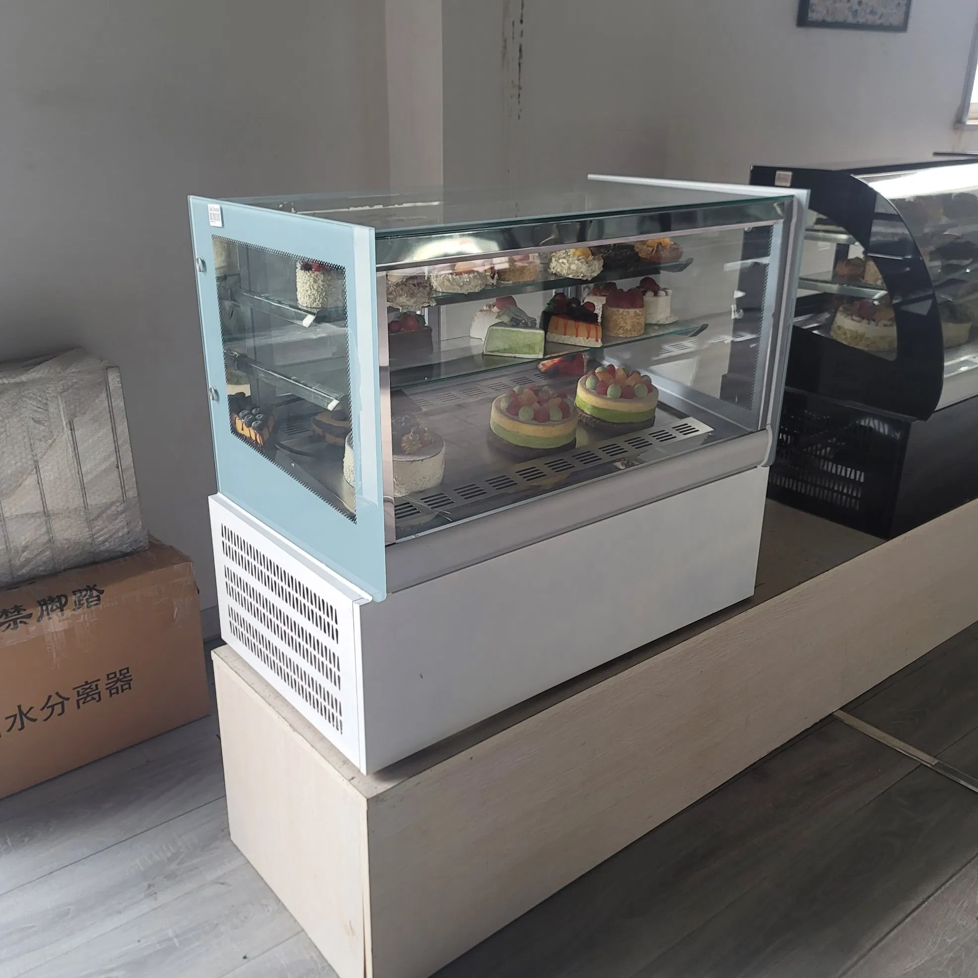 Commercial Cold Countertop Small Counter Top Cake Display Fridge Refrigerated Cases