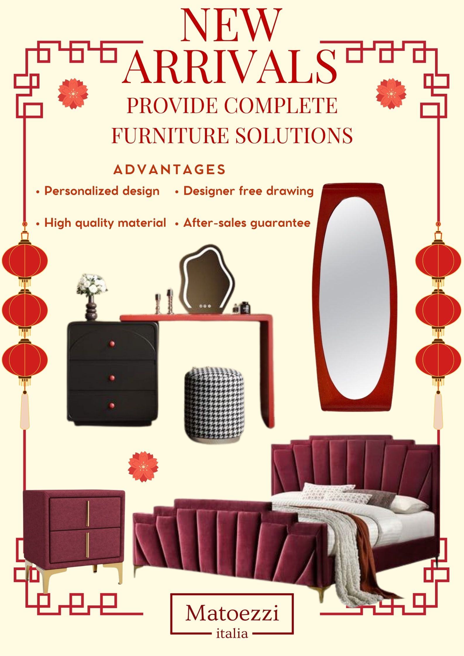 Комплект мебели деревянный гостиная столовая спальня