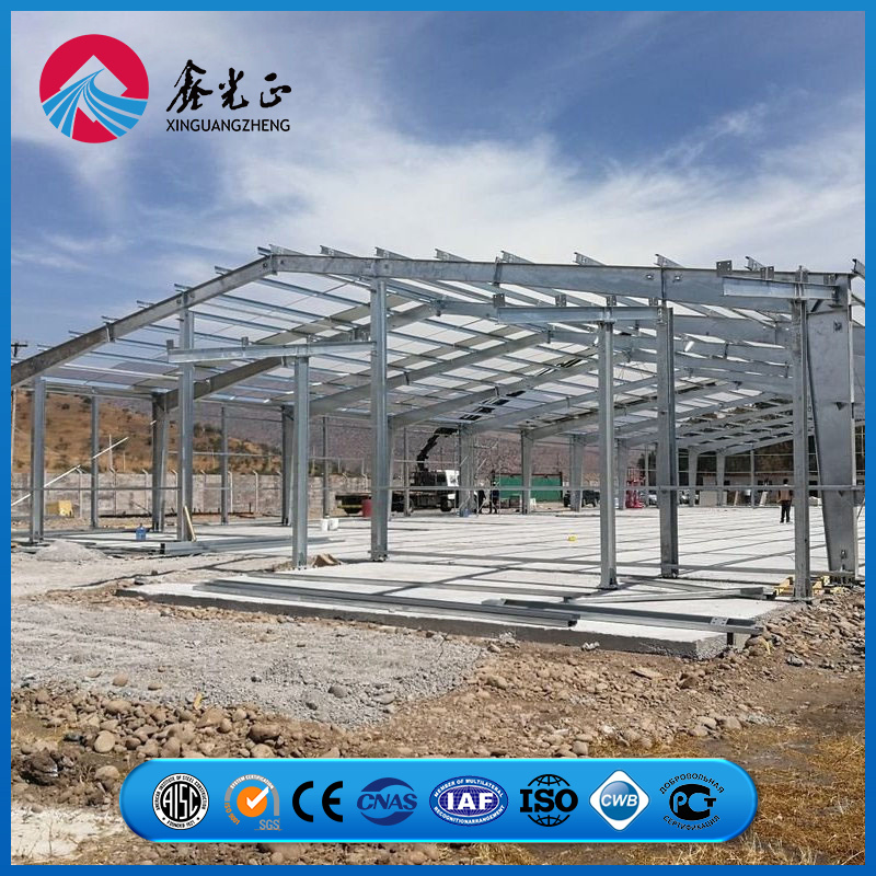 High-Rigidity Steel Roof Support Frame Chicken Prefab Metal Farming Equipment Steel Structure Sheep/Goat/Pig/Hog/Cattle/Cow/Poultry House/Shed