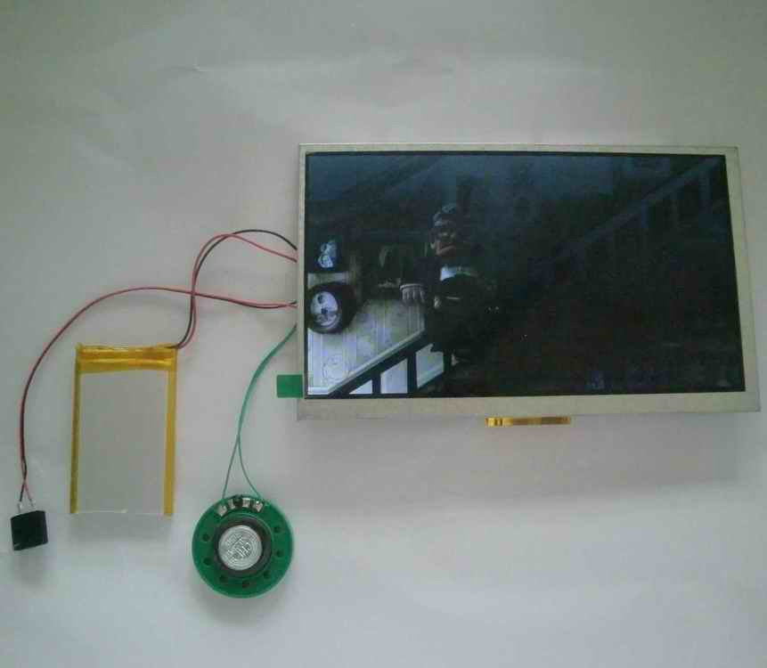 Cheapest 7inch LCD Screen Video Card Module with EVA Foam