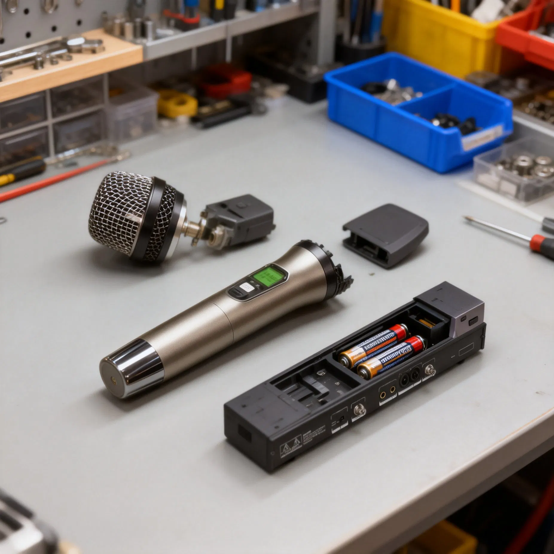 Intelligent Dual-Channel UHF Infrared Synchronized Low-Latency High-Stability Anti-Interference Professional Wireless Microphone Audio Transmission System