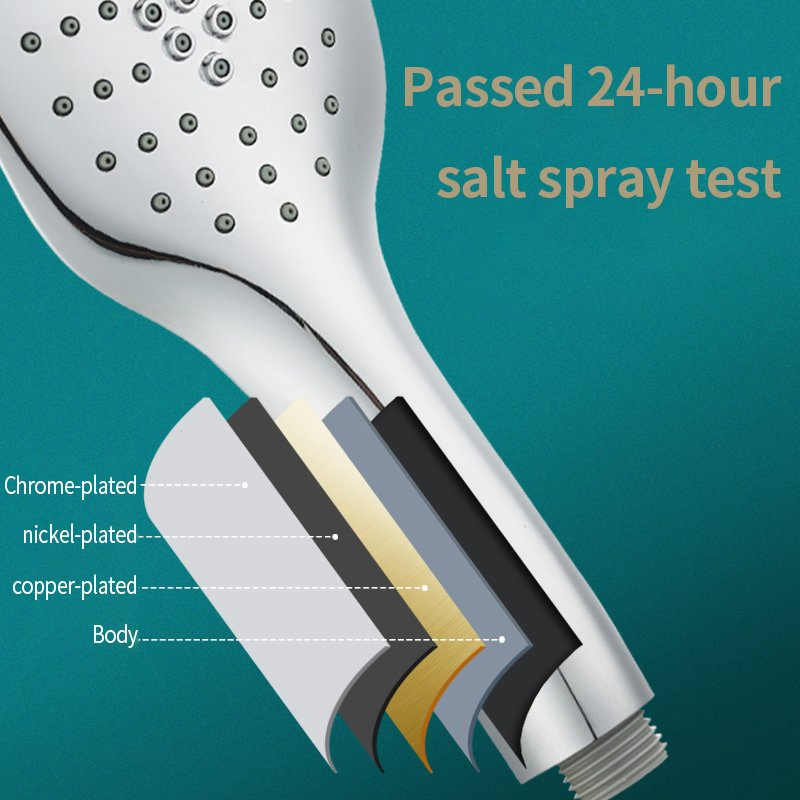 Hot Sale Plastic 1f1078 Chromed One Function Hand Shower Bathroom Accessories