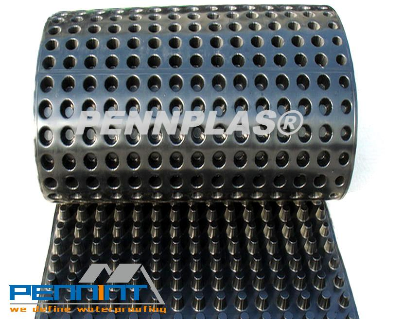 8mm/10mm/12mm Height Fleece-Backed Dimple Drainage Board for Earthworks