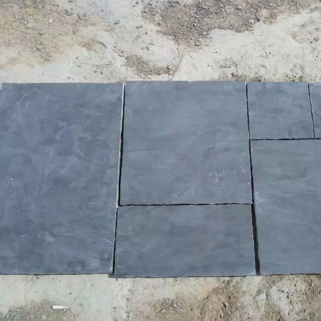 Building Material Natural Limestone Flamed/Honed/Tumbled Bluestone for Floor Tiles and Paving Stone and Wall Cladding/Facade
