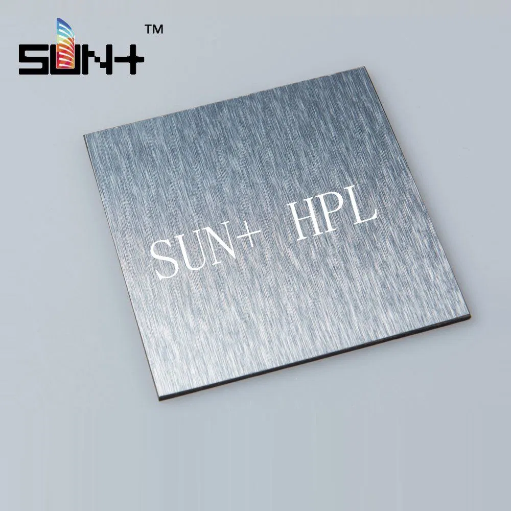Cabinet Compact Fireproof HPL Panel High Pressure Laminate Board for Bathroom and Furniture