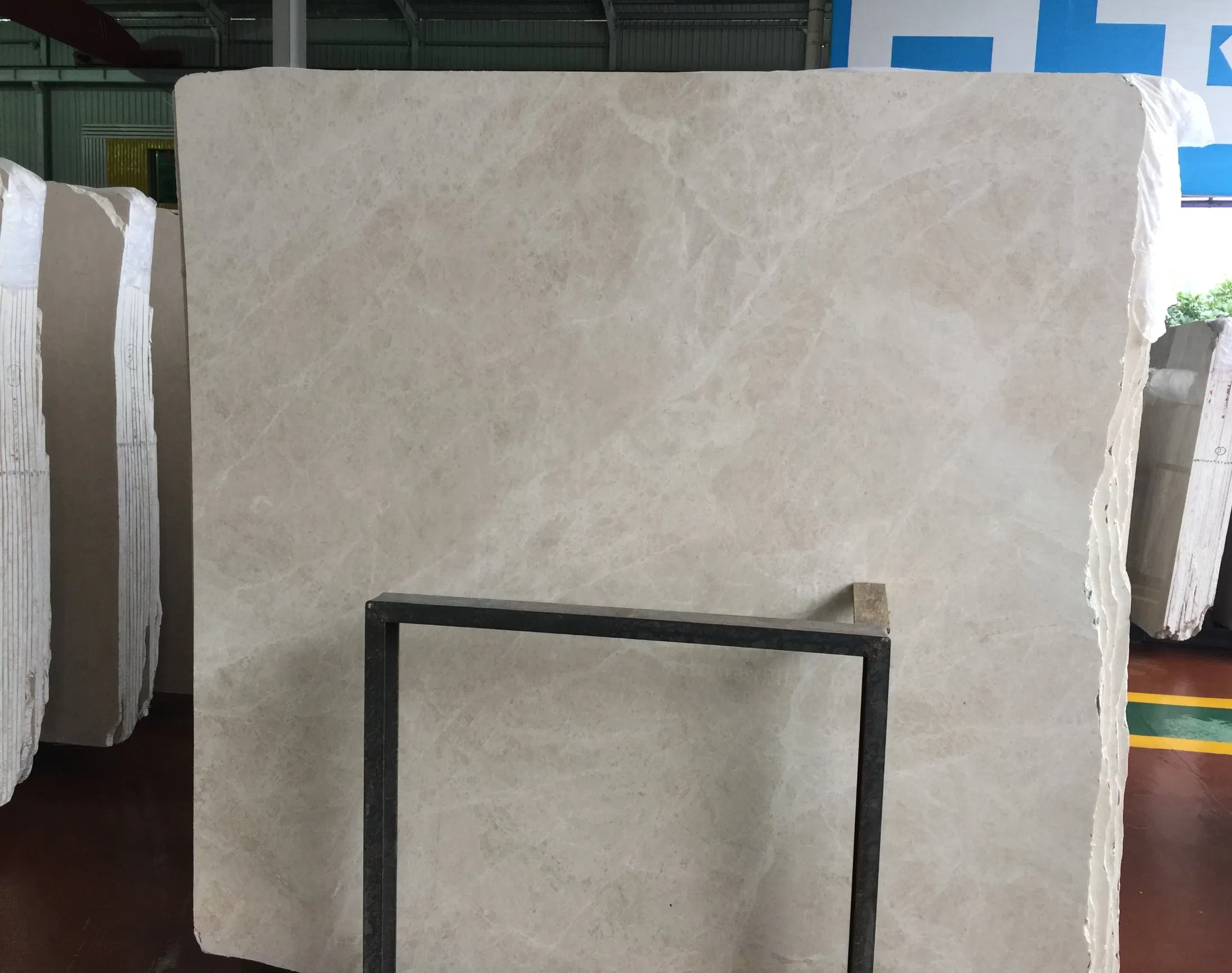 Moon Cream Yellow Beige Marble Polished Tiles Slabs for Interior Decoration Countertops Island