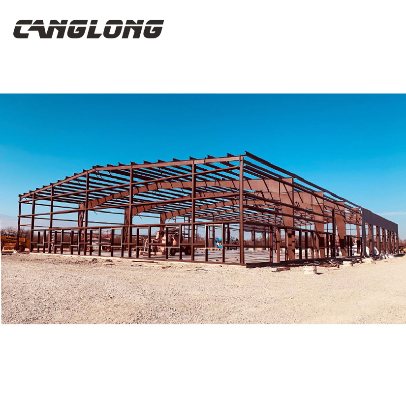 Prefabricated Steel Structure Metal Shed Steel Frame Hall Workshop Warehouse Building