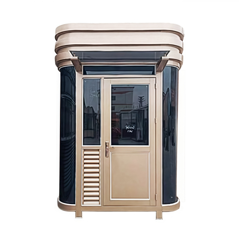Durable Outdoor Steel Structure Luxury Modular Mobile Modern Portable Prefab Sentry House for Prefabricated Booth Security Guard Service Kiosk