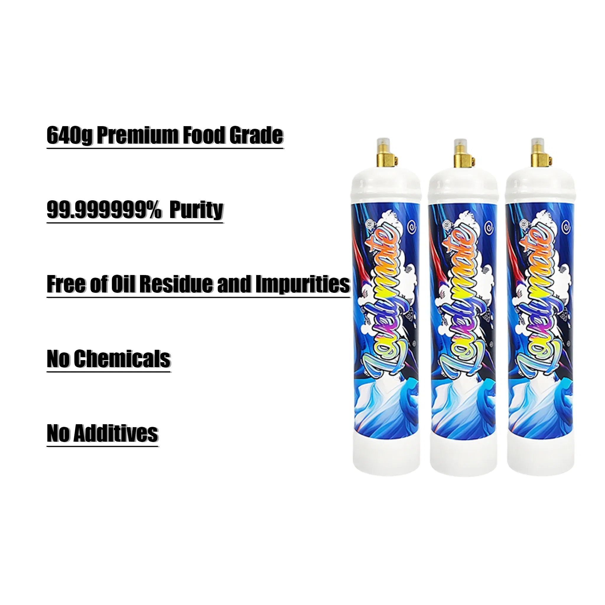 N2o Cream Chargers 1.0lwhipped Cream Charger 640g