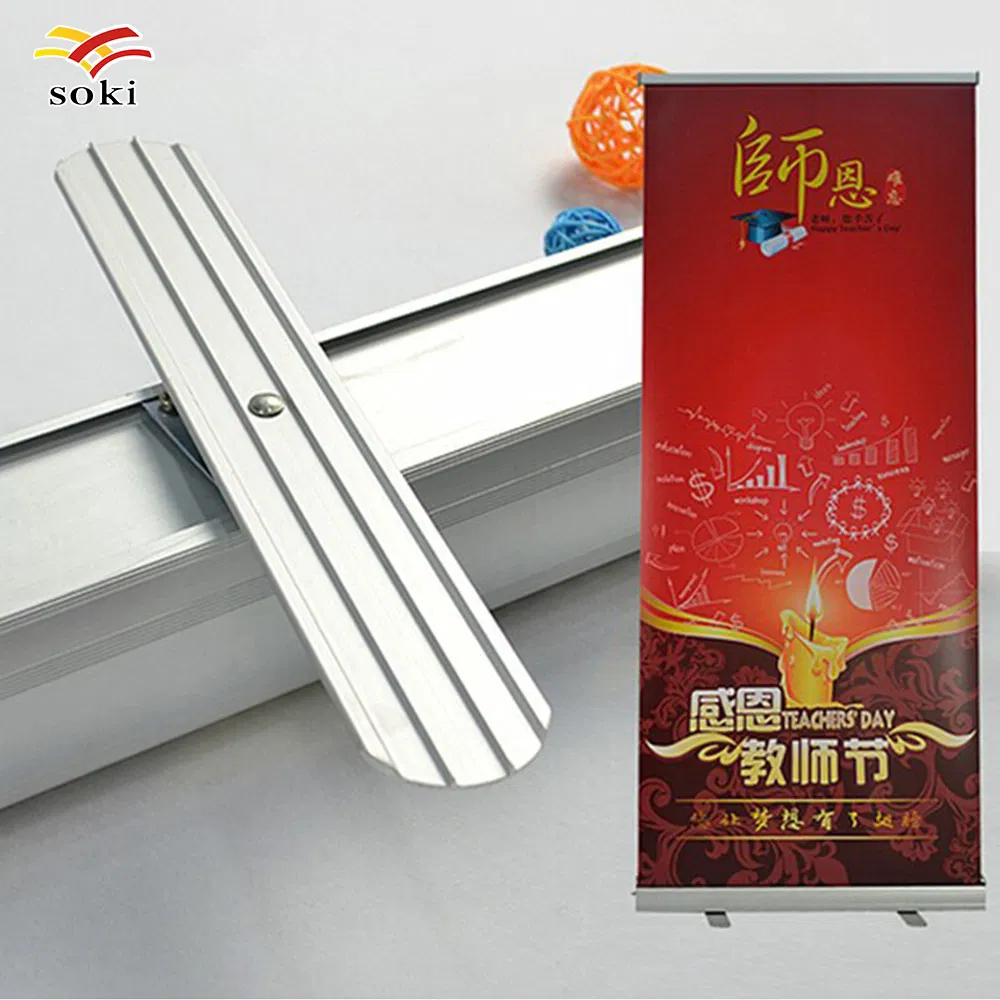 80X200cm Customize Design Aluminum Roll up Banner for Indoor Business Show Custom-Sized Printing