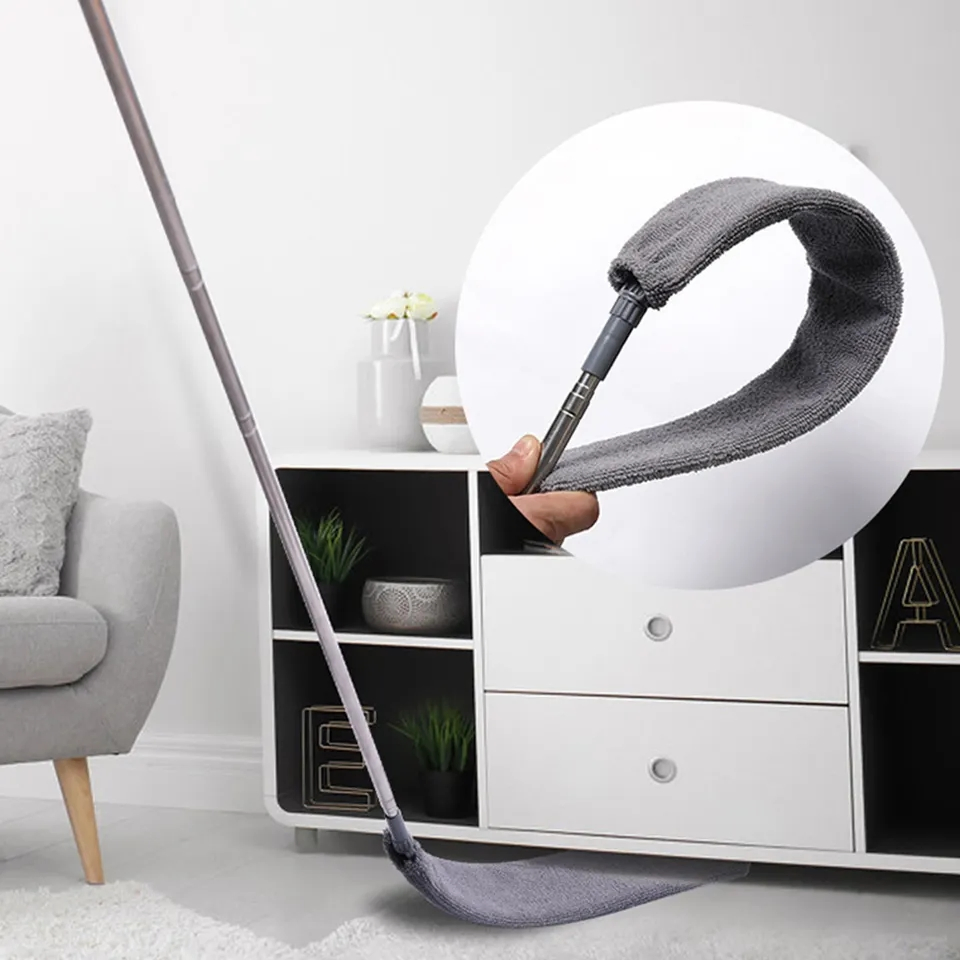 Telescopic Microfibre Cleaning Set for Household Dust Duster