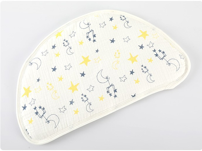 New Newborn Super Soft Baby Pillow Towel Flat Breathable Sweat-Absorbing Baby Anti-Spit Milk Cloud Cushion Pillow