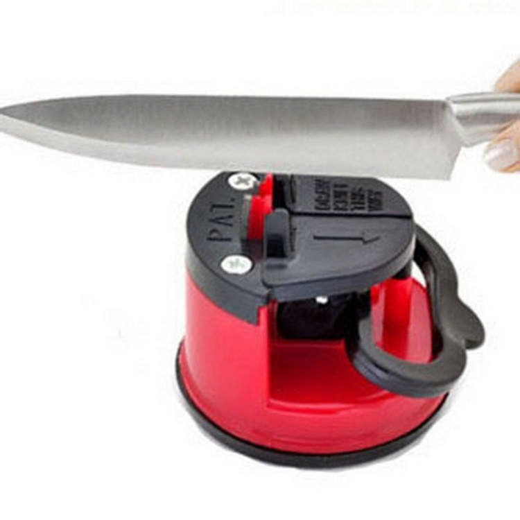 Knife Sharpener with Suction Pad Scissors Grinder Kitchen Sharpening Tool