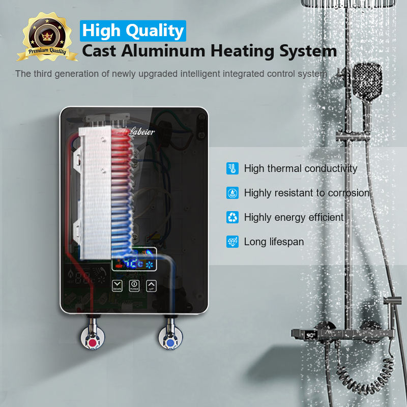 6000W 220V OEM ODM LED Digital Electric Water Heater