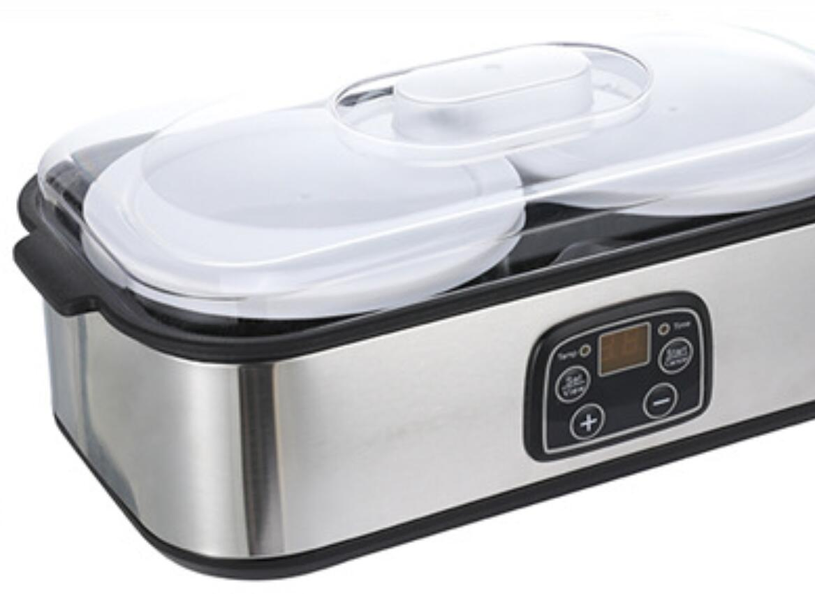 Two Cups Yogurt Maker Jam Ice Cream Machine, Pudding Breakfast Machine