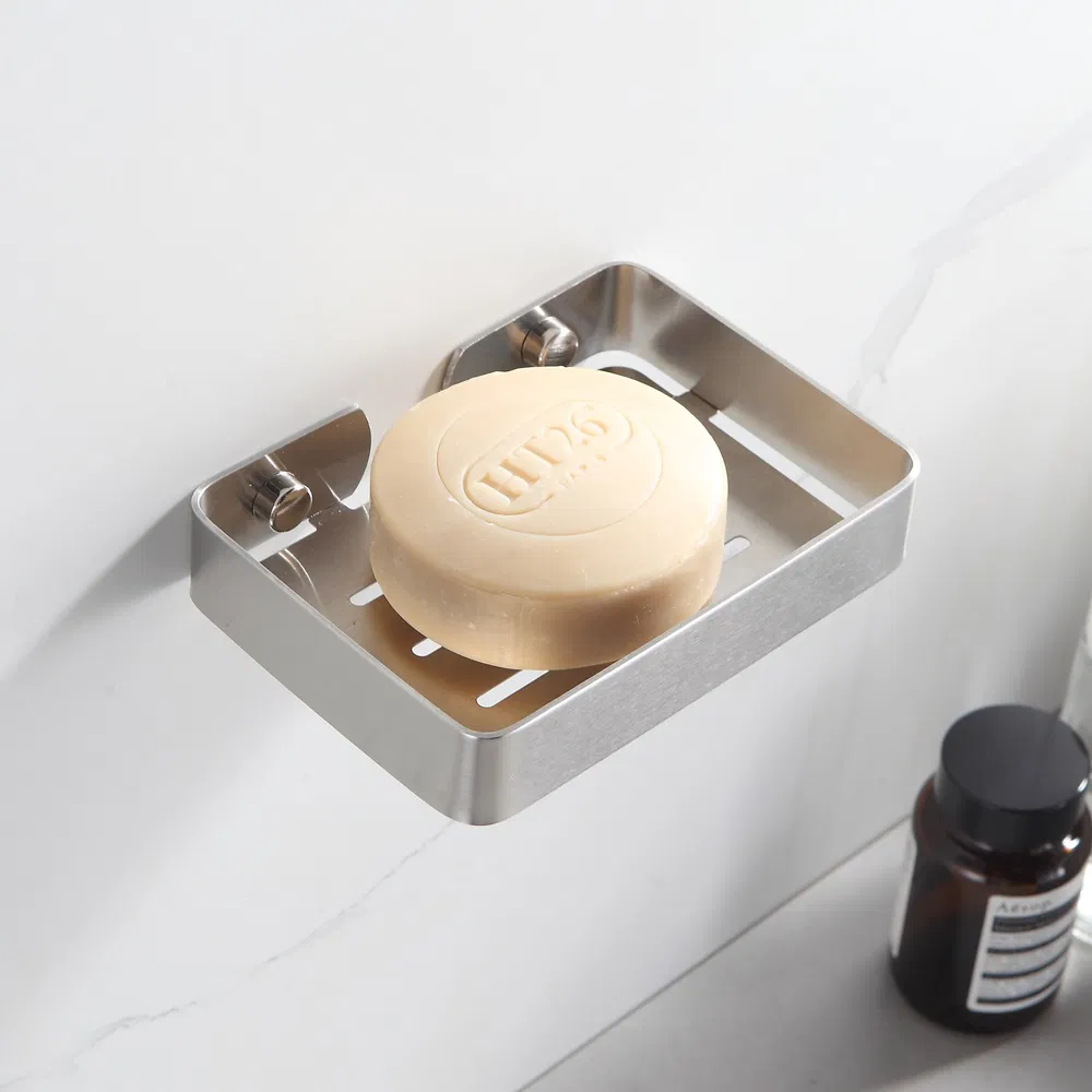 Мыльница настенная из нержавеющей стали Brushed Nickel