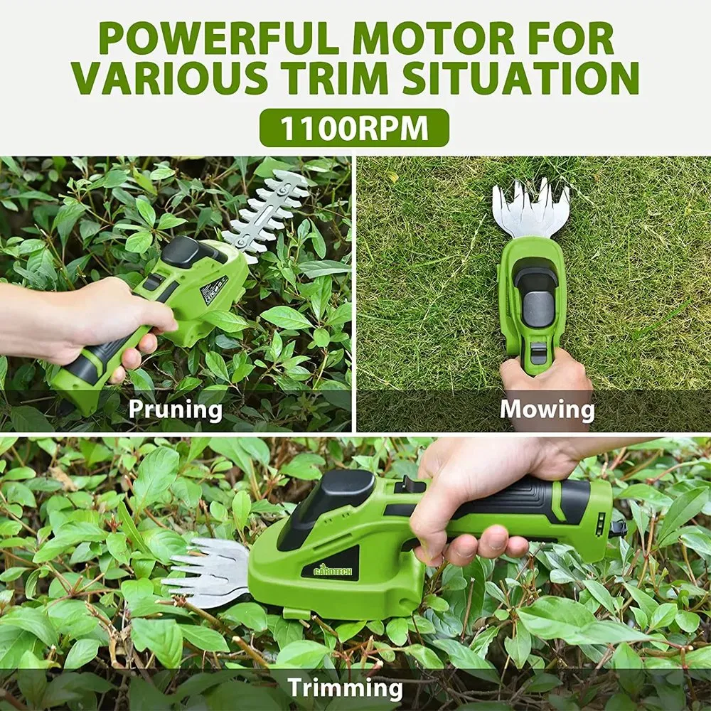 Electric Cordless Manual Grass Pruning Cutting Shear Machine and Mini Hedge Trimmer Garden Power Tools