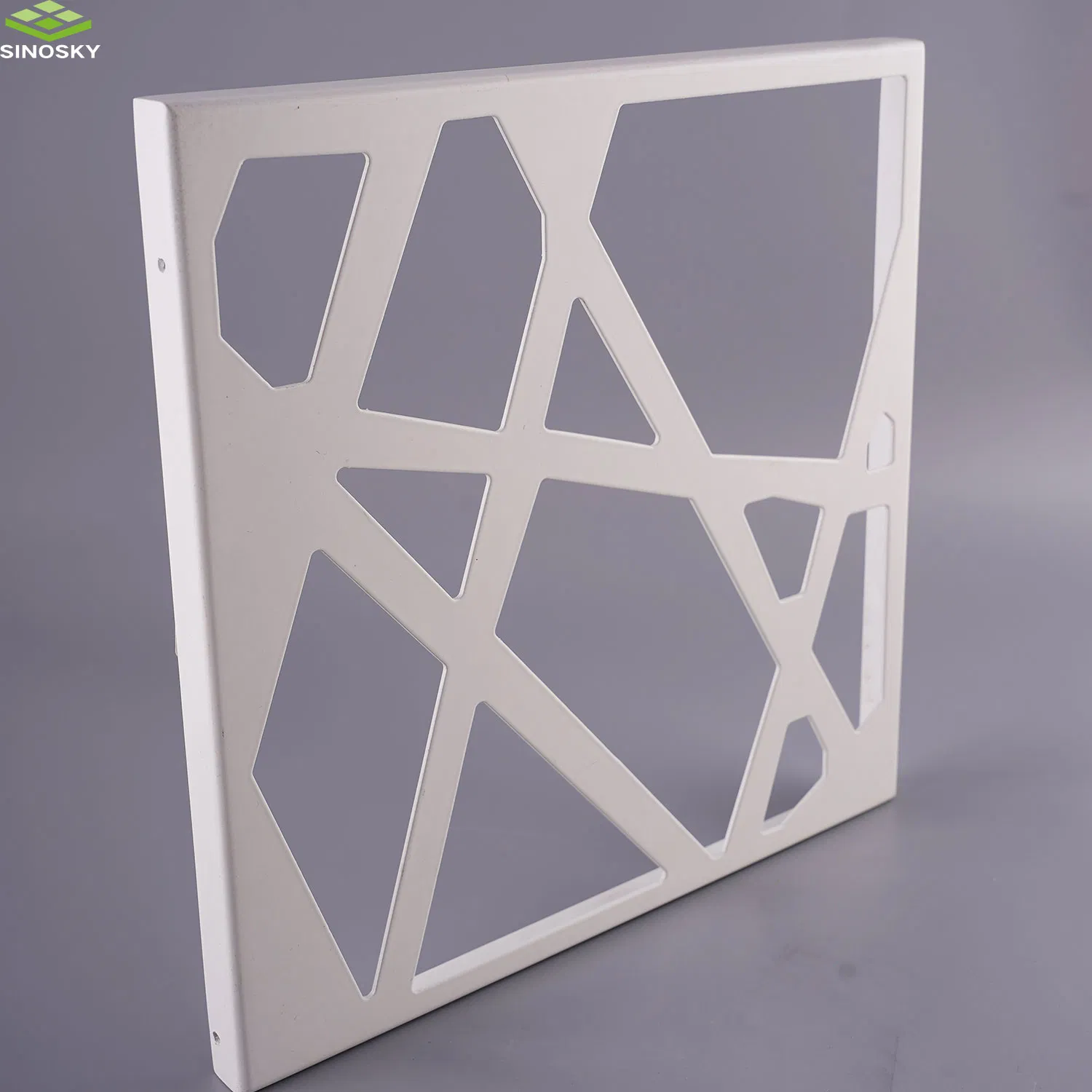 Powder Coated Sheet Aluminum Laser Cut Panel Metal Panel