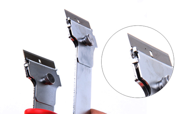 Cleaning Scraper Plastic Razor Scraper with Plastic Blades and Metal Blade Set