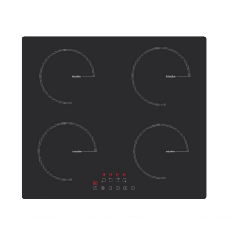 Robust 5-Burner Built-in Induction Hob with Carton and Foam Box