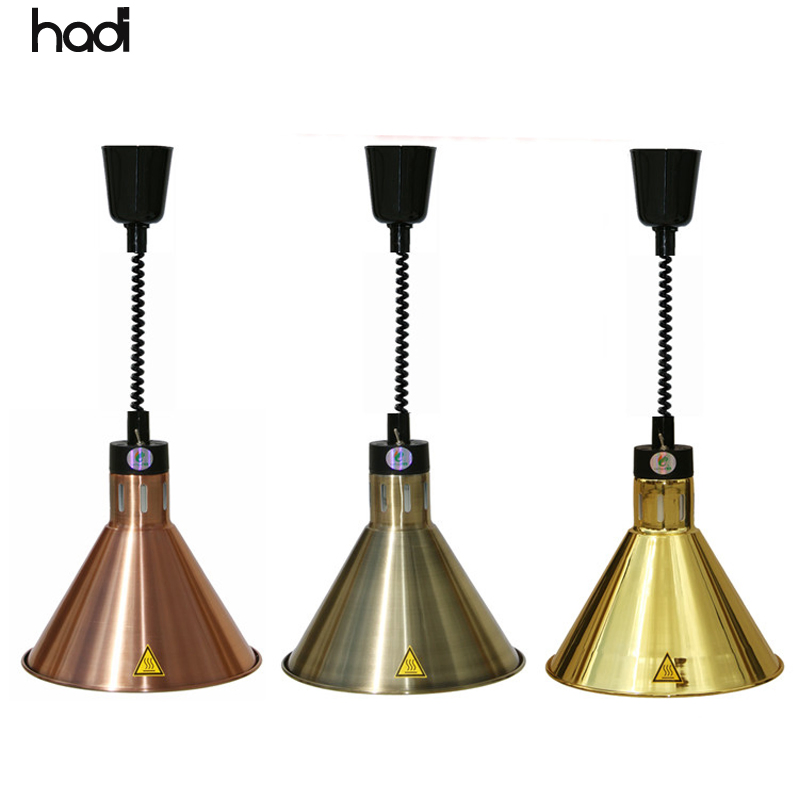 Hotel Kitchen Equipment Tableware Telescopic Flexible Food Warmer Light Kitchen Heat Lamps Electric Colorful Hanging Buffet Food Heater Lamp