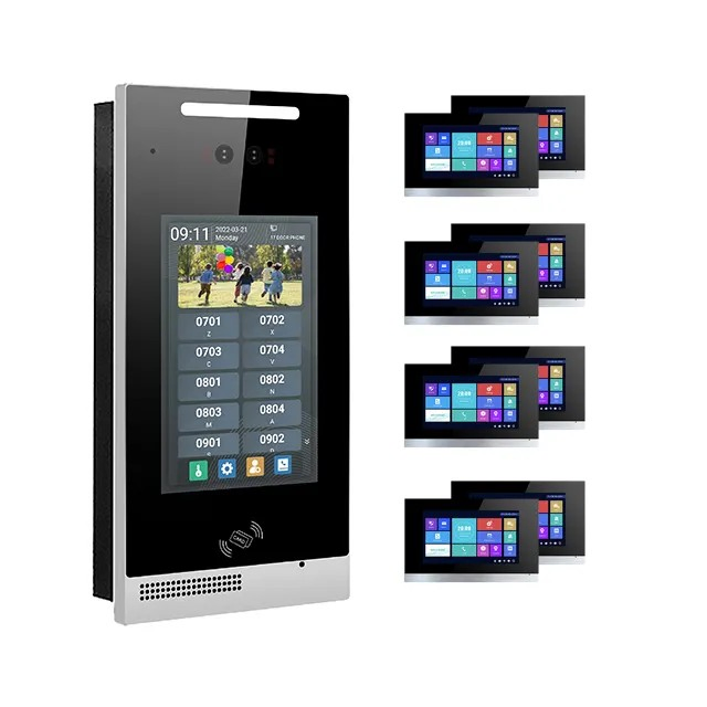 Домофонная система Mingke MK-AZZJ8A IP65 для многоквартирных домов