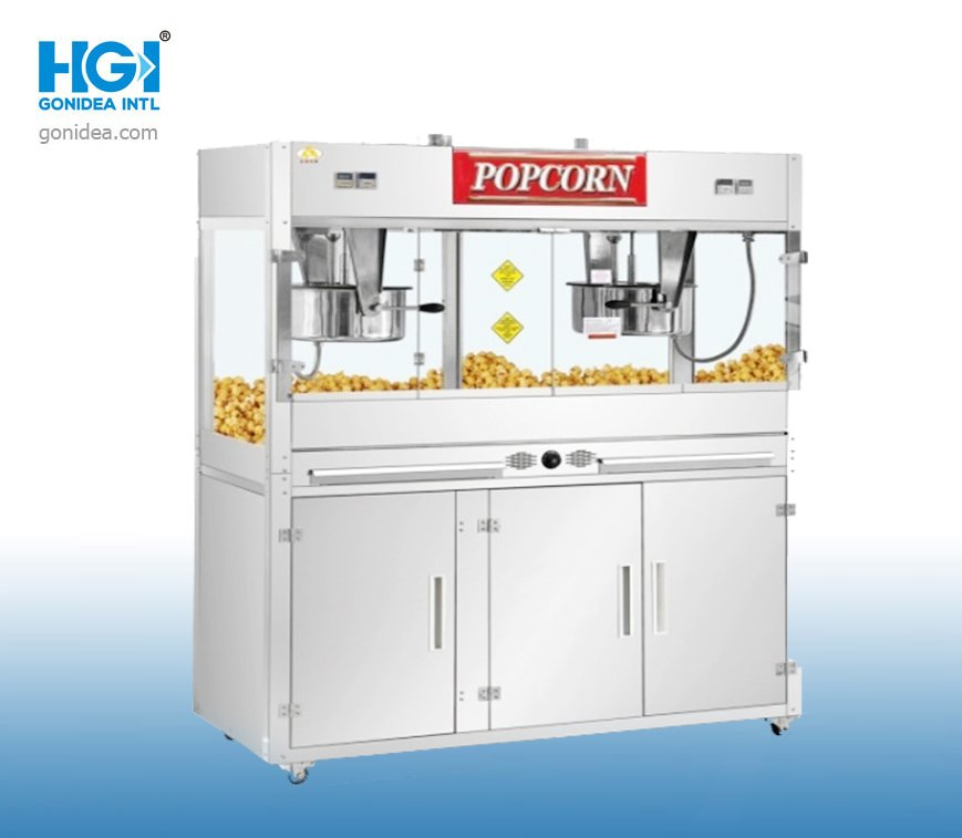 32 Oz Double Boiler Vertical Commercial Popcorn Maker Machine Za-32-2