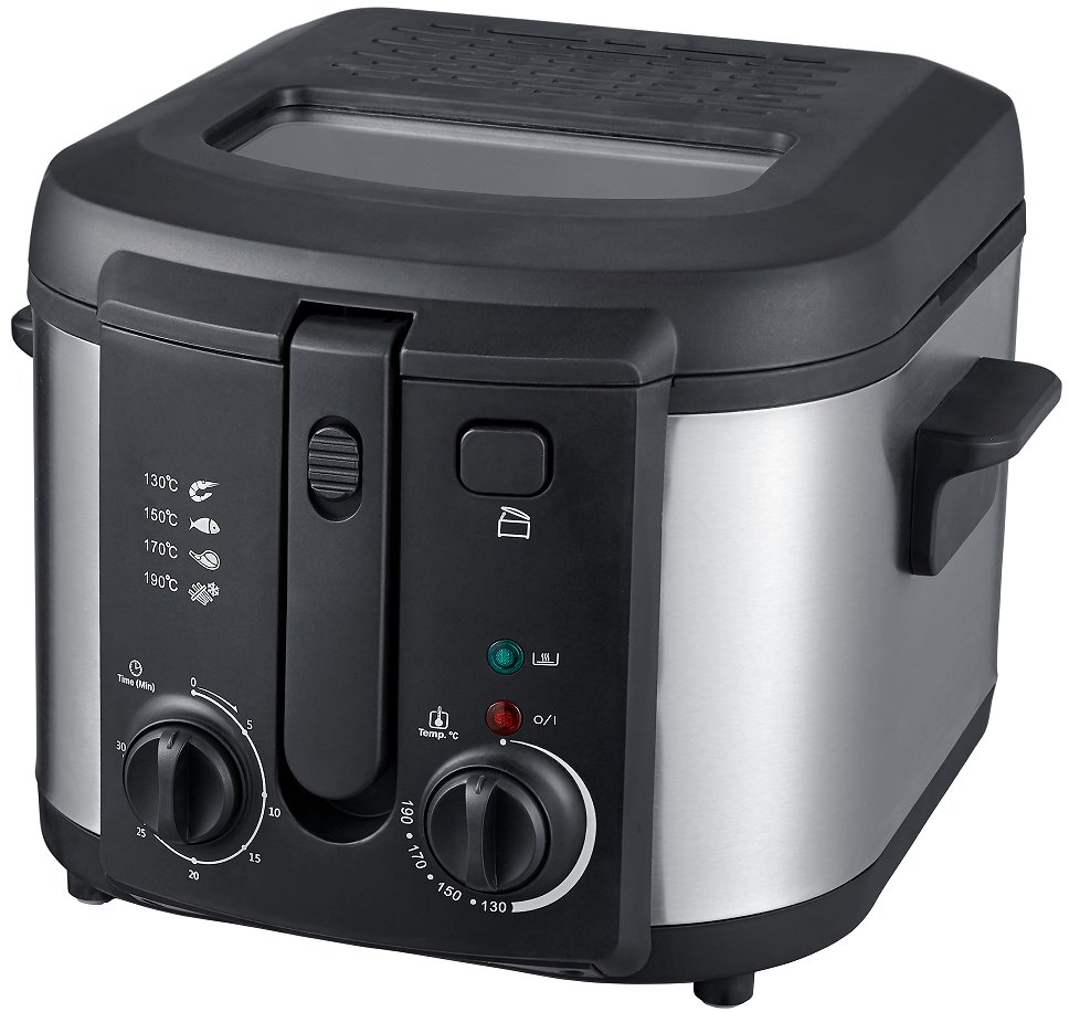 2liters High Quality Single Stainless-Steel Basket Electric Deep Fryer for Home