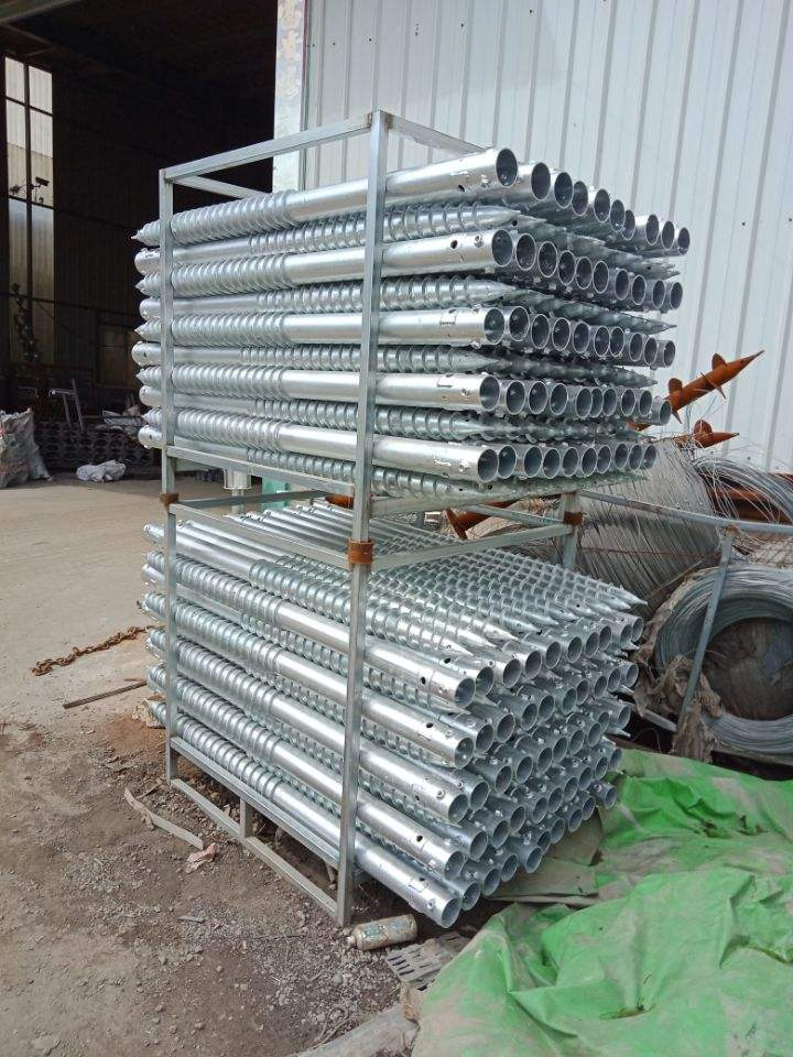 Galvanized Solar Ground Screws Pile for Solar Mounting System