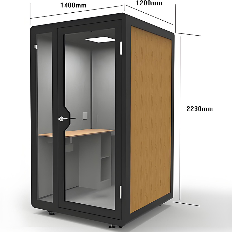 Durability Temporary Housing Customize Acoustic Meeting Pods Sound Isolation Booth