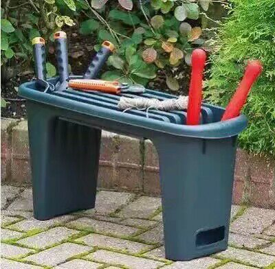 Multifunctional Light EVA Pad Plastic Long Bench Garden Kneeler with Tool Storage