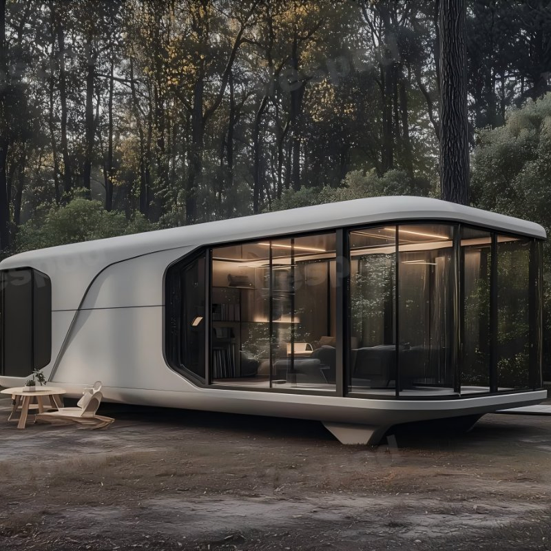 Capsule House Space Luxury Prefabricated Modular House for Outdoor Living