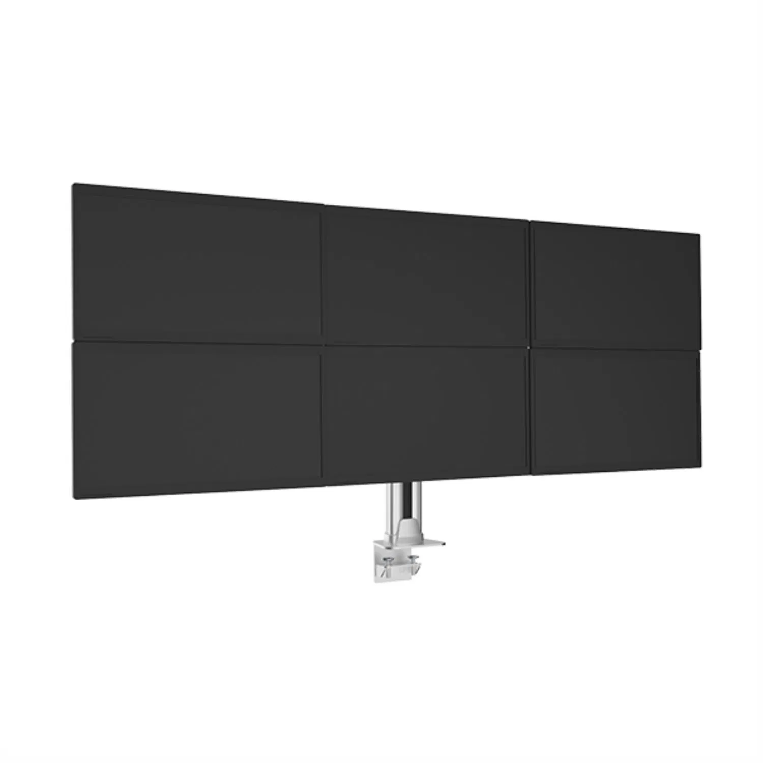 Кронштейн для 6 мониторов, алюминиевый, настольный