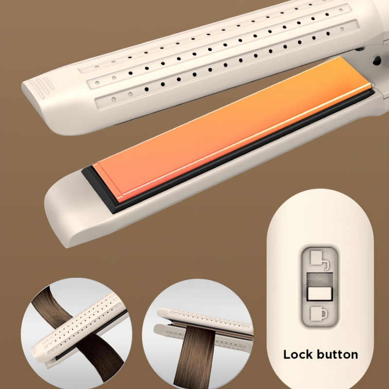 Dual Cooling Air Outlets Anti-Scald 2-in-1 Curl Straightener