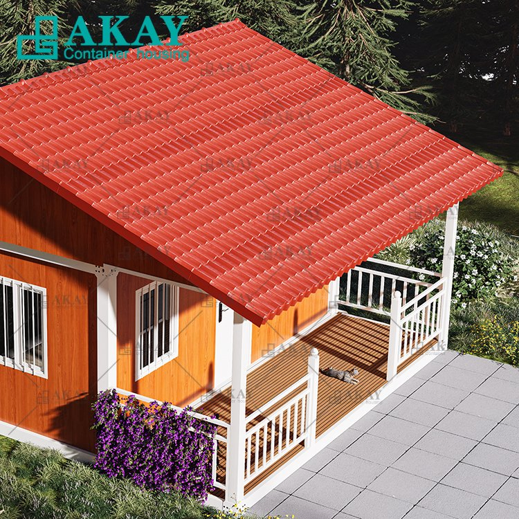 Luxury Villa Foldable Folding House Shed Office 2 Bedroom Prefab Modular Mobile Expandable Container House with Toilet Prefabricated-Building
