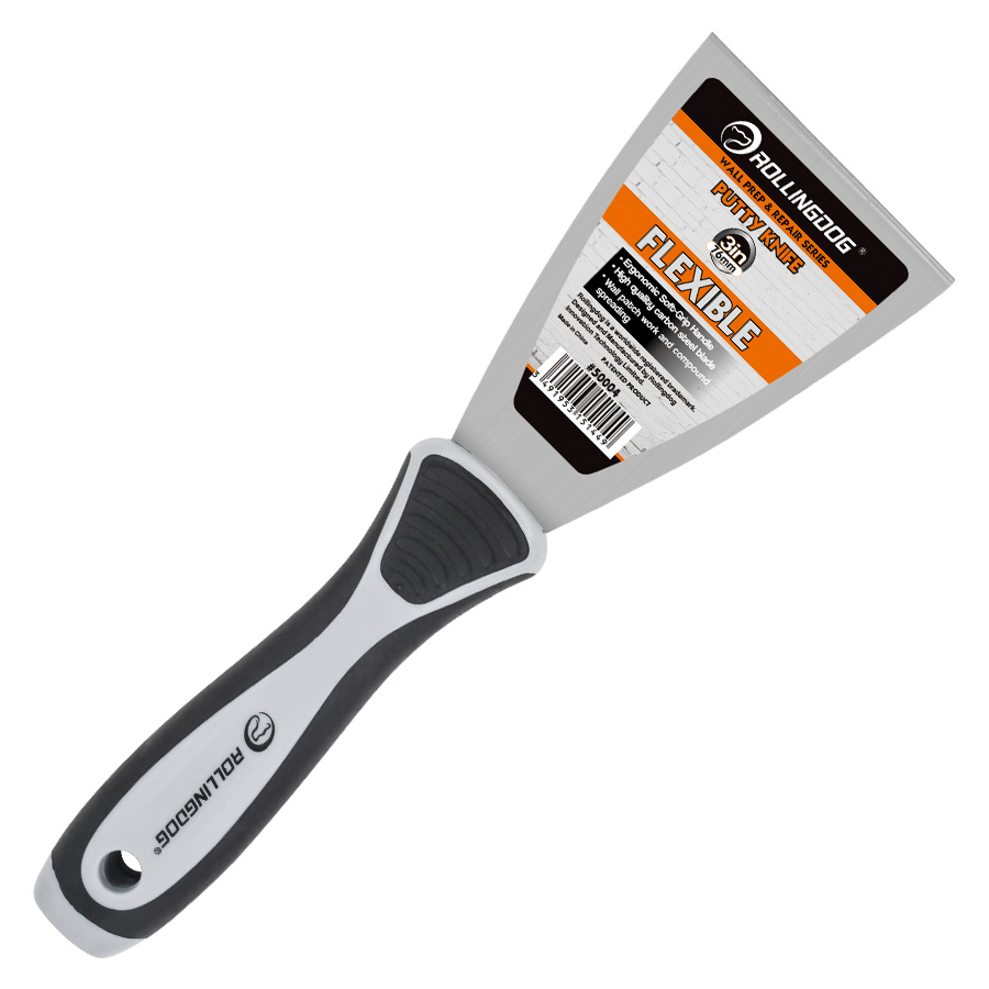 Rollingdog-PRO 50004 3 Inch Putty Knife Carbon Steel Wholesale Handware Tool