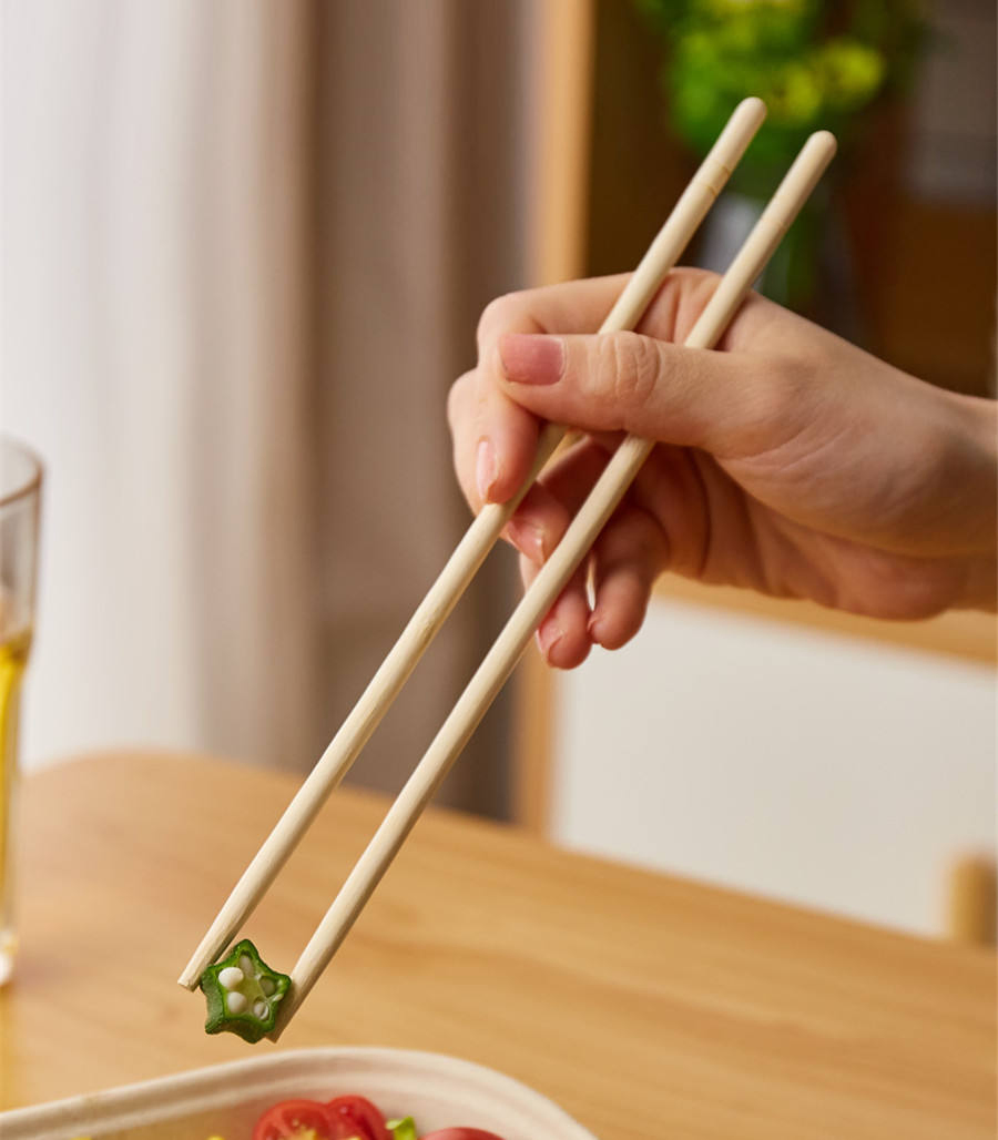 Eco-Friendly Round Bamboo Chopsticks 20 Cm Disposable Chopstick