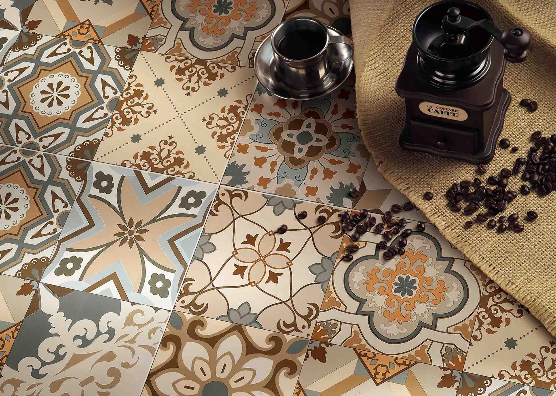 Art Glazed Decoration Tile for Wall Floor Tile 600*600 mm for Coffee Room Restaurant Hotel Decoration Sh6h001/02